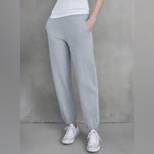 Velvet by Jenny Graham Zuma Heather Gray Fleece Sweatpants